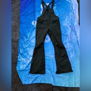 Volcom Women's Olive Green Snow bib